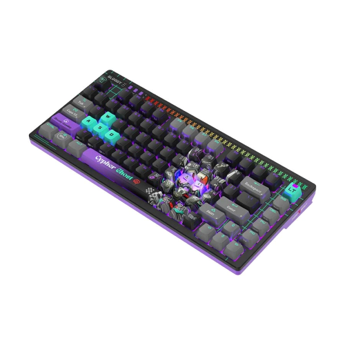 A4TECH Bloody AT75 RGB Wired Mechanical Gaming Keyboard-Cyper Ghost Image 1