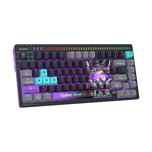 A4TECH Bloody AT75 RGB Wired Mechanical Gaming Keyboard-Cyper Ghost Image 2