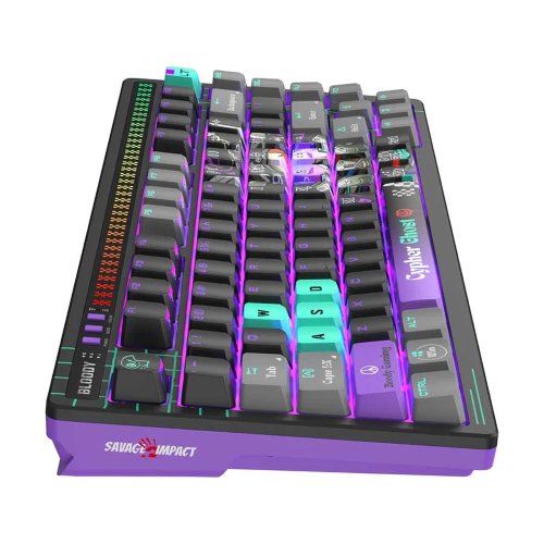A4TECH Bloody AT75 RGB Wired Mechanical Gaming Keyboard-Cyper Ghost Image 4