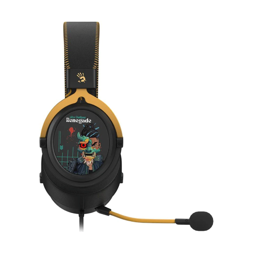 A4TECH Bloody M595 Hybridcore USB Gaming Headphone-Renegade Midnight Image 4