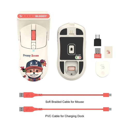 A4TECH Bloody R72 Ultra Duo Dual Mode Wireless Gaming Mouse-Proxy Boom Image 6