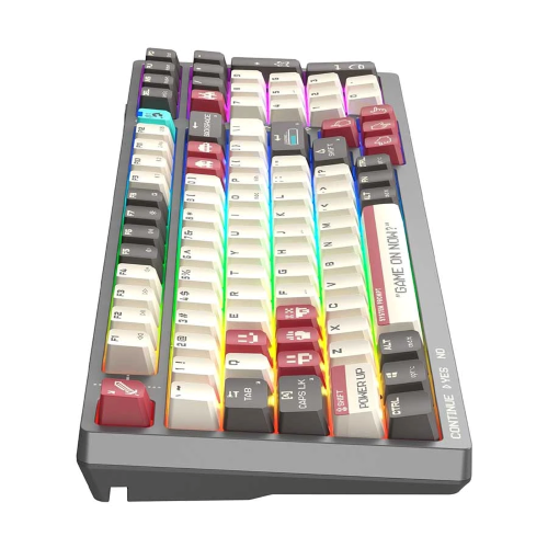 A4TECH Bloody WS98 Tri-Mode Wireless RGB Mechanical Keyboard-Pixel Red Image 1