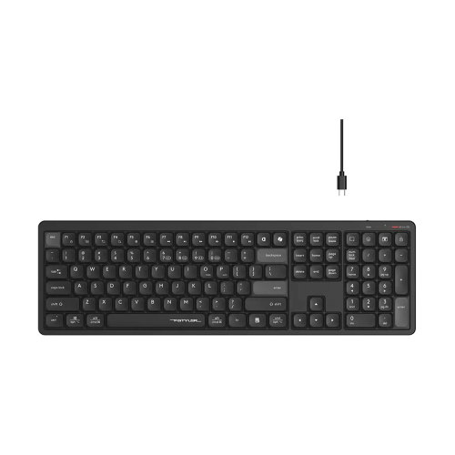 A4TECH Fstyler FBX55C Dual-Mode Wireless Keyboard-Black Image 1