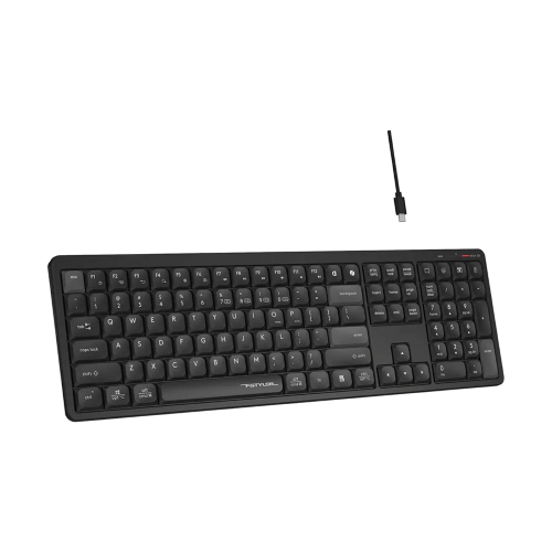 A4TECH Fstyler FBX55C Dual-Mode Wireless Keyboard-Black Image 2