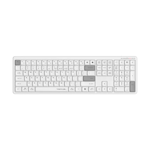 A4TECH Fstyler FBX55C Dual-Mode Wireless Keyboard-White