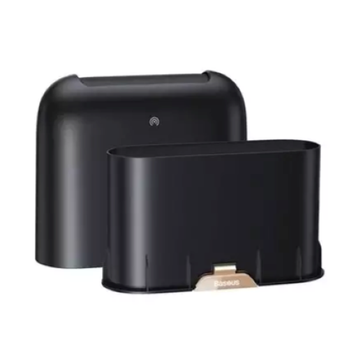 Baseus Smart Cleaner Auto Car Trash Can (Free Trash Bags 2 Rolls/60 Each)-Black Image 3