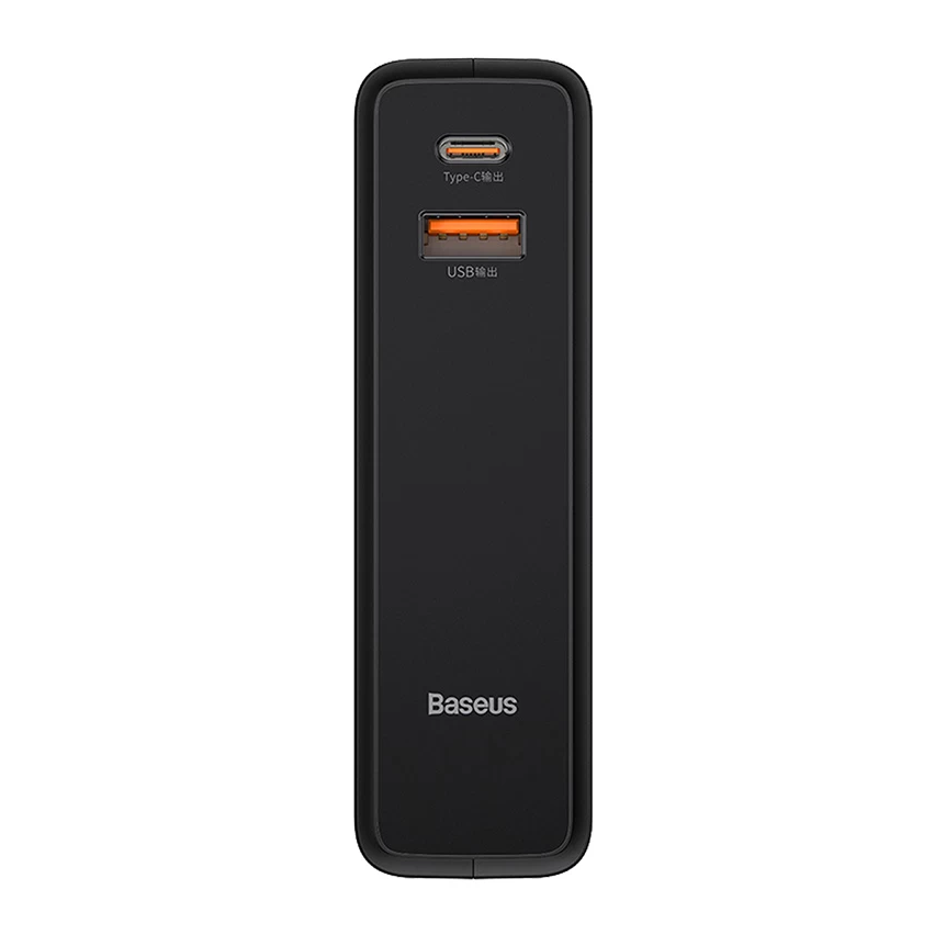 Baseus Power Station 2 10000mAh Power Bank with 20W Adapter-Black Image 1