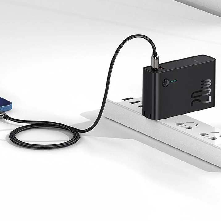 Baseus Power Station 2 10000mAh Power Bank with 20W Adapter-Black Image 2