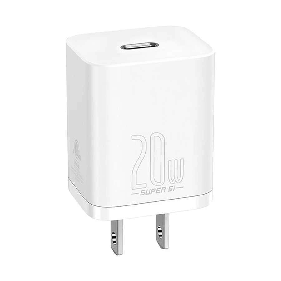 Baseus Super Si 20W CN Fast Charging USB-C - White (TZCCSUP-A02) Image 1