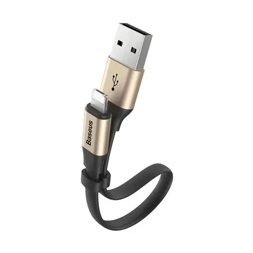 Baseus CALMBJ-0V Two-in-One Portable USB Cable- Gold Image 1