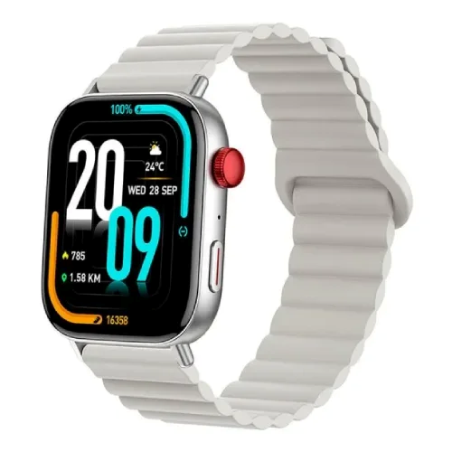 COLMI C8 Max Magnetic Strap Smart Watch-Silver