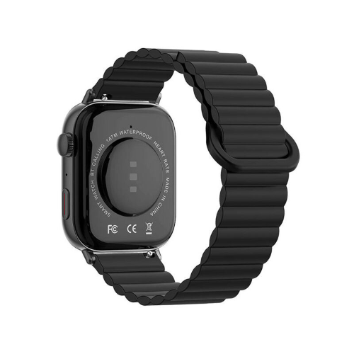 COLMI C8 Max Magnetic Strap Smart Watch-Black Image 1