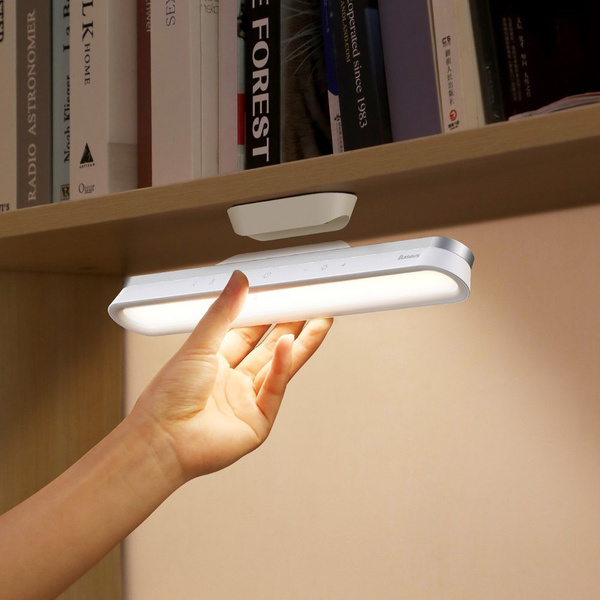 Baseus Magnetic Stepless Dimming Charging Desk Lamp Pro-White Image 2