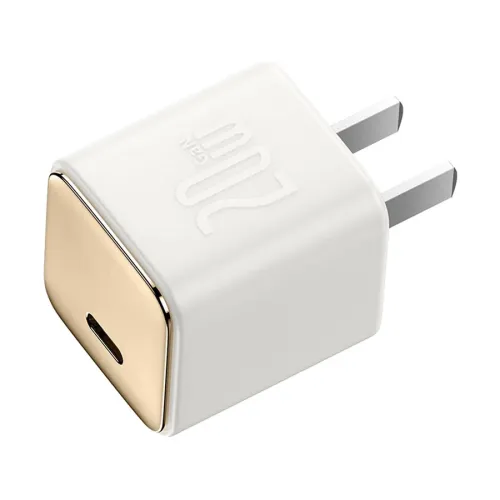 Baseus GaN3 20W USB-C CN Wall Charger – White Image 1