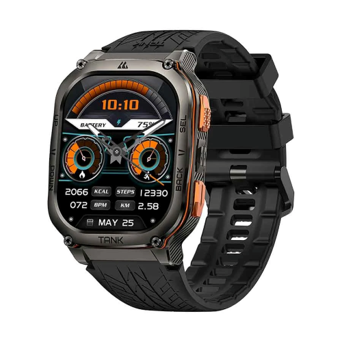 KOSPET TANK M3 Ultra Calling Rugged Smartwatch-Black Image 1
