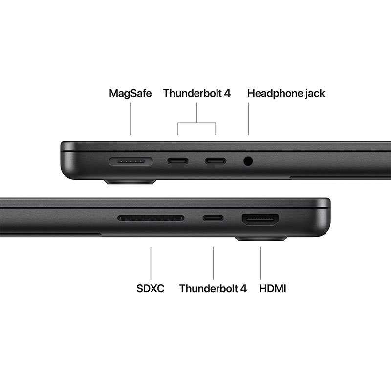 MacBook Pro M5 Chip 14 inch 16 GB Ram 512 GB SSD - Space Black Image 2