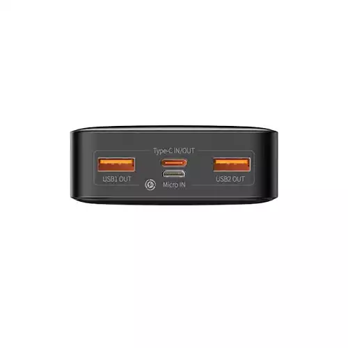 Baseus Bipow Digital Display 20000mAh 20W Fast Charging Power Bank-Black Image 1