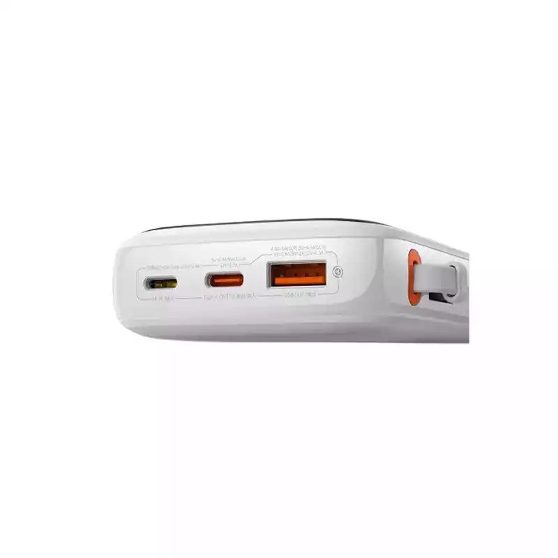 Baseus Qpow Pro Digital Display 10000mAh 22.5W Fast Charge Type-C Power Bank – White Image 4