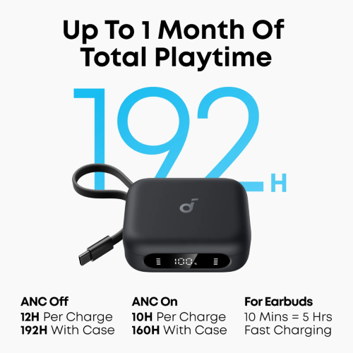 Anker Soundcore P41i Earbuds with Built-In Phone Charging Image 4